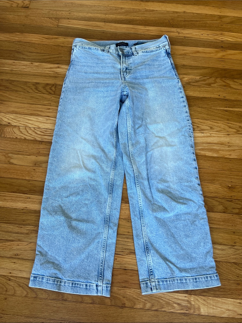 Banana Republic High Rise Wide Leg Crop Jeans